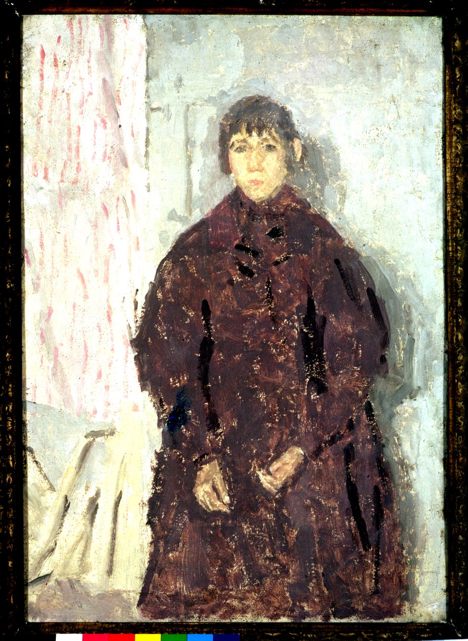 Flicka i mullbärsklänning, 1923 av Gwen John