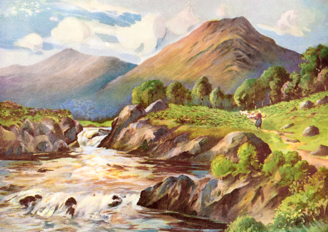 "On The River Conan, Ross-Shire", 1924-1926. av HC Begg