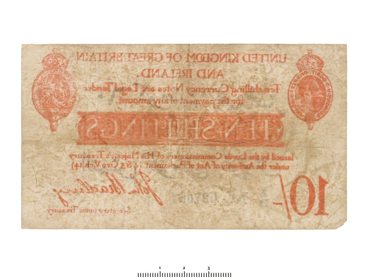 Storbritanniens banksedel, 1915 av HM Treasury