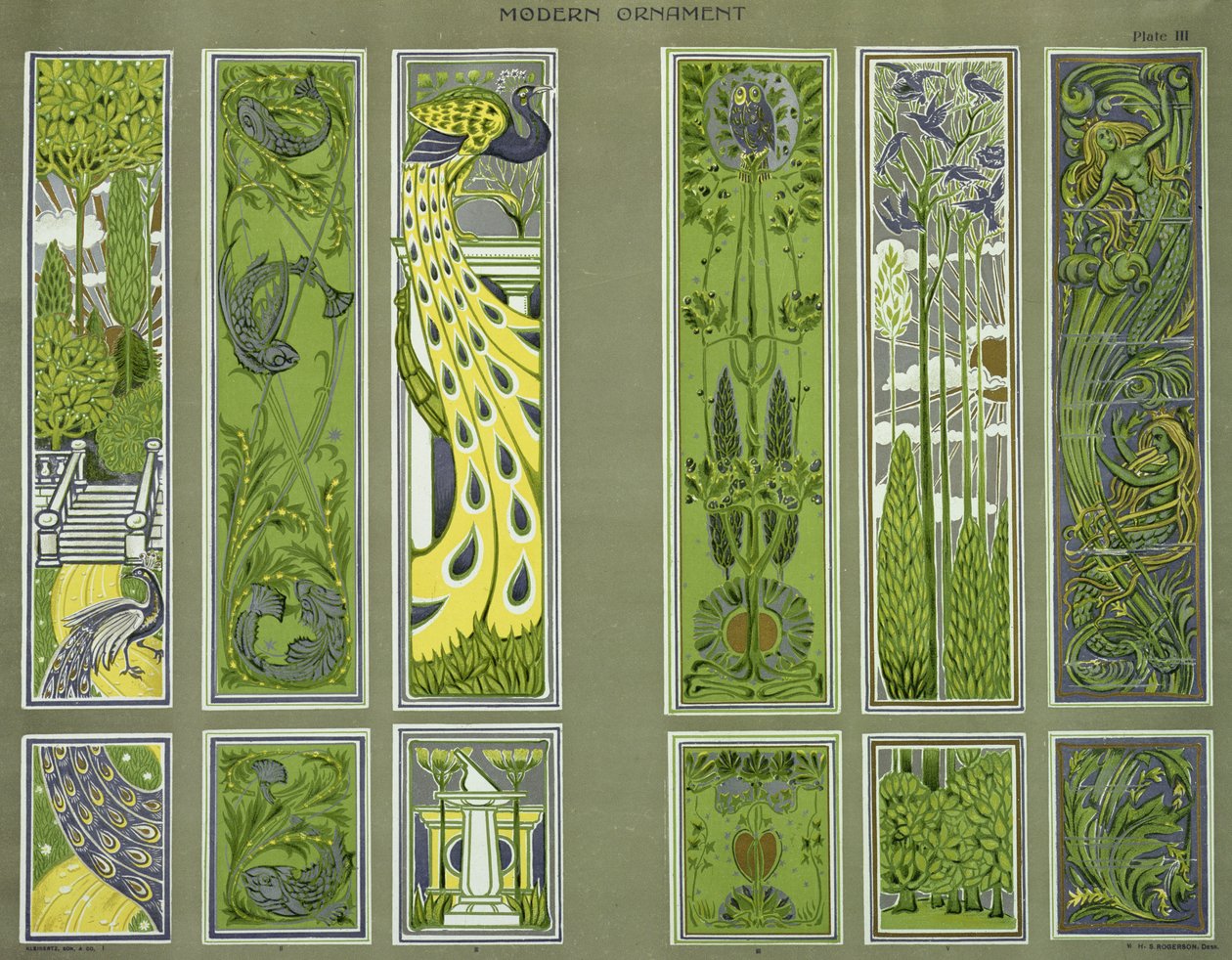 Paneldesign, tallrik III från 