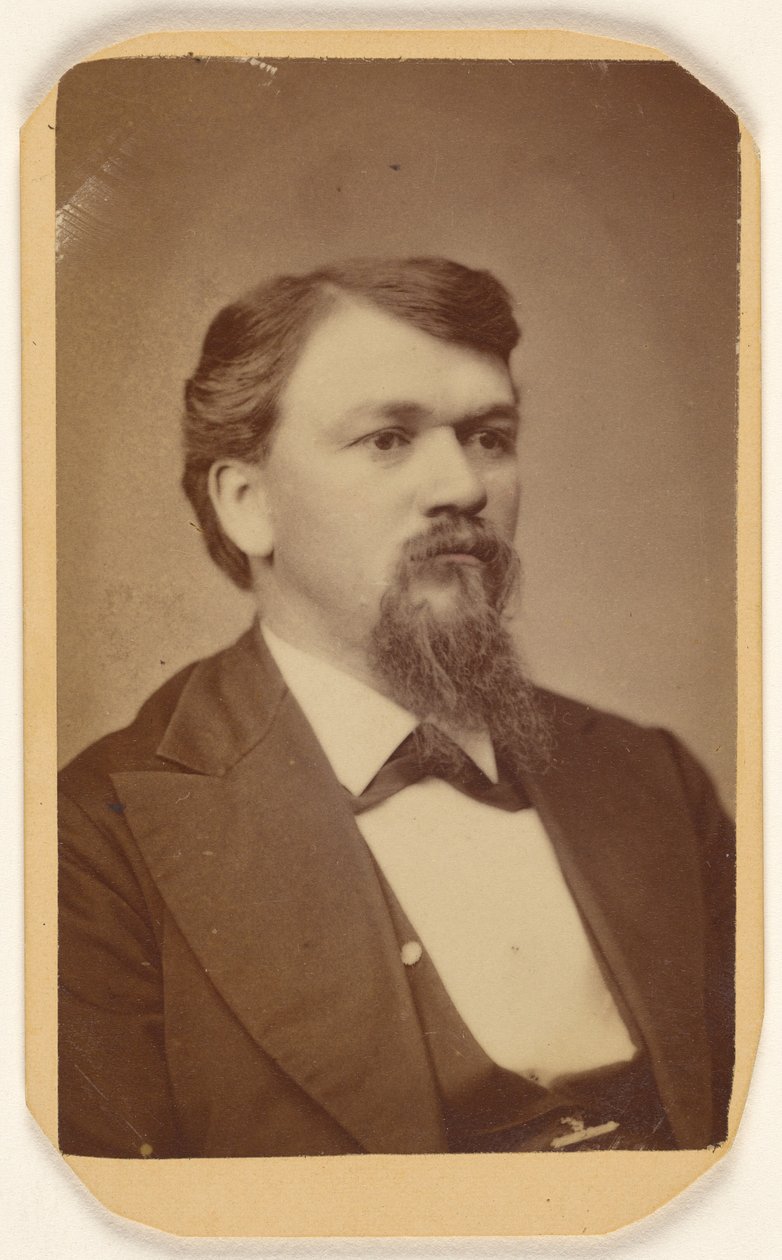 [Oidentifierad man med Vandyke-skägg] av H. Bishop