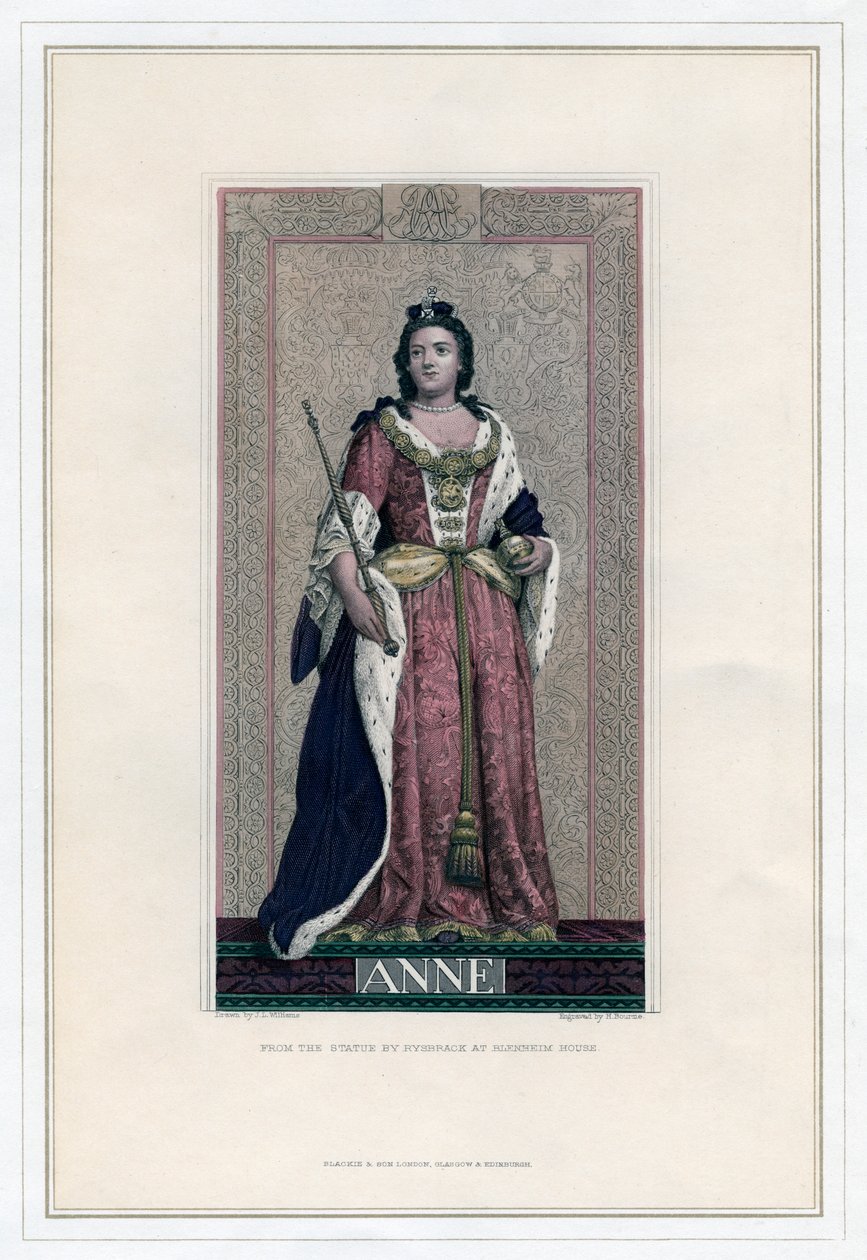 Drottning Anne, 1800-talet av H. Bourne