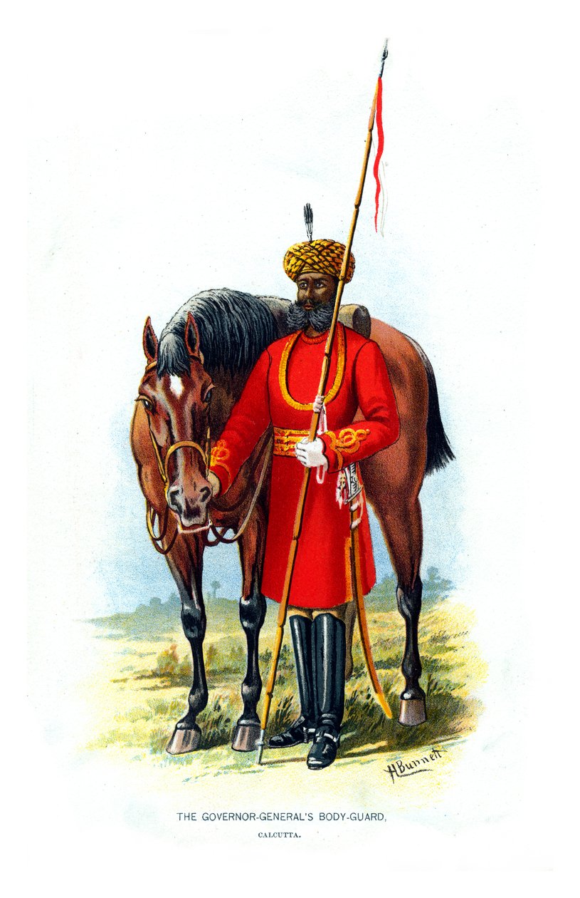 Generalguvernörens kroppsvakt, c1890. av H. Bunnett