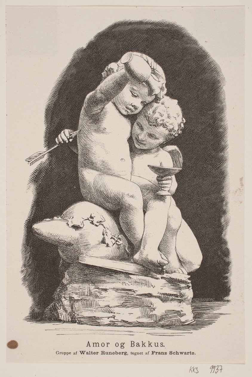 Amor och Bacchus av H. C. Henneberg