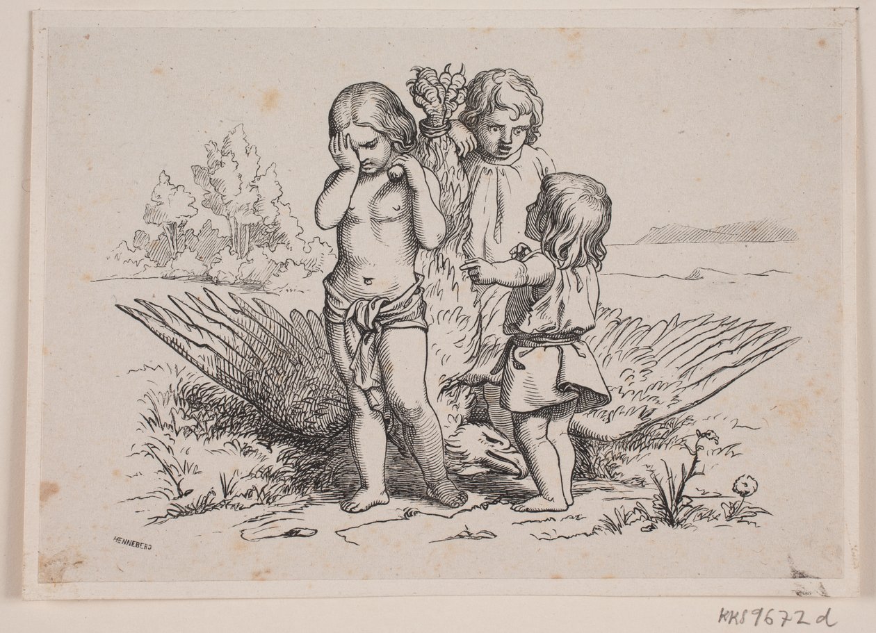Illustration till "Tysk ungdomskalender för 1847" av H. C. Henneberg