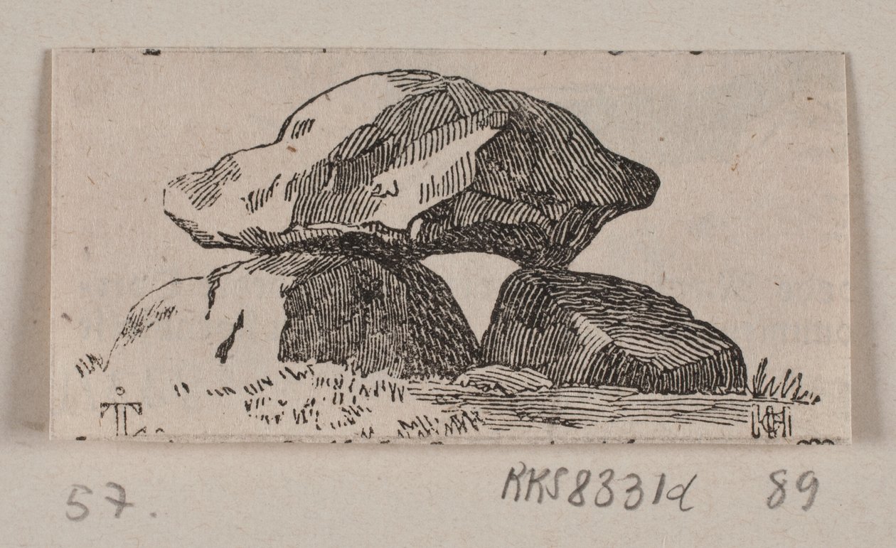Illustration för "Stenmonumentet" av H. C. Henneberg
