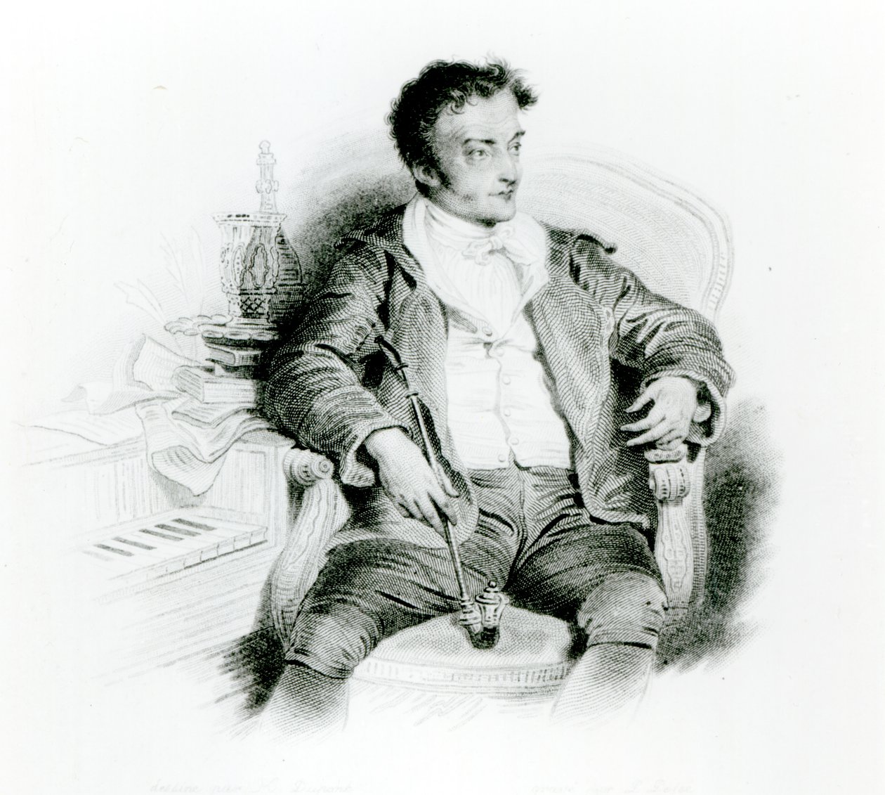 Ernst Theodor Amadeus Hoffmann (1776-1822) av H. Dupont