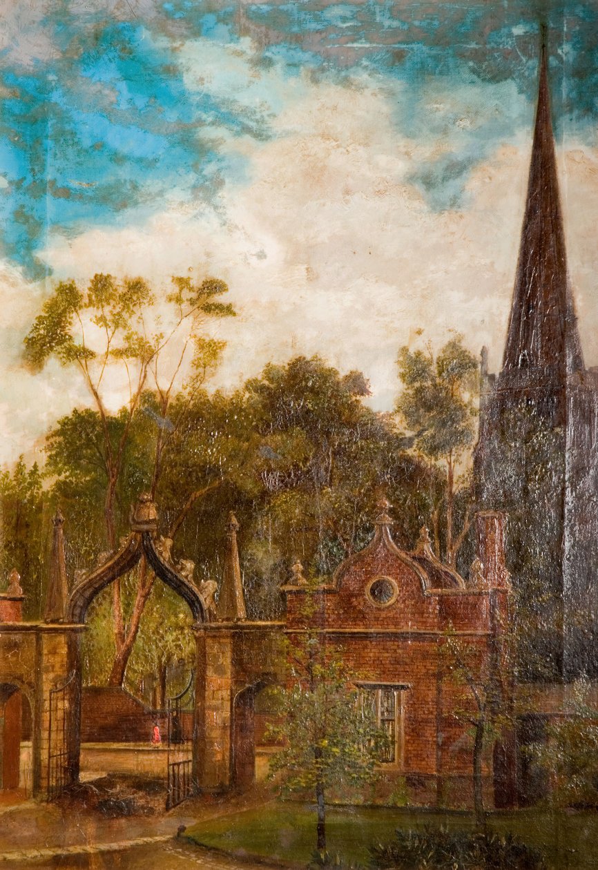 Tudor Gateway, Aston Hall, 1895. av H E Pountney