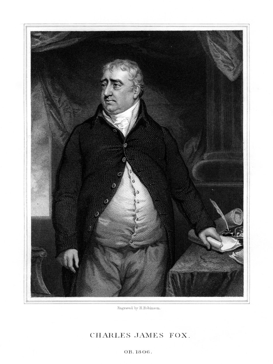 Charles James Fox, brittisk politiker, 1833. av H. Robinson