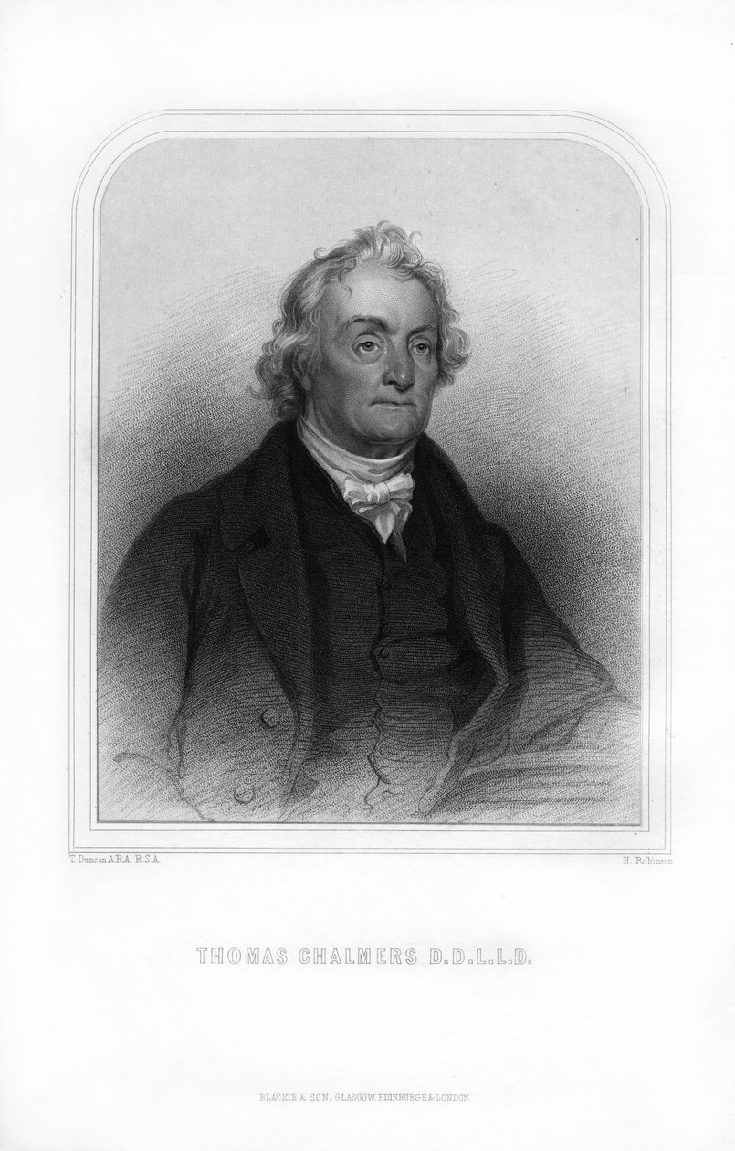 Thomas Chalmers, Skotsk gudomlig, 1870. av H. Robinson