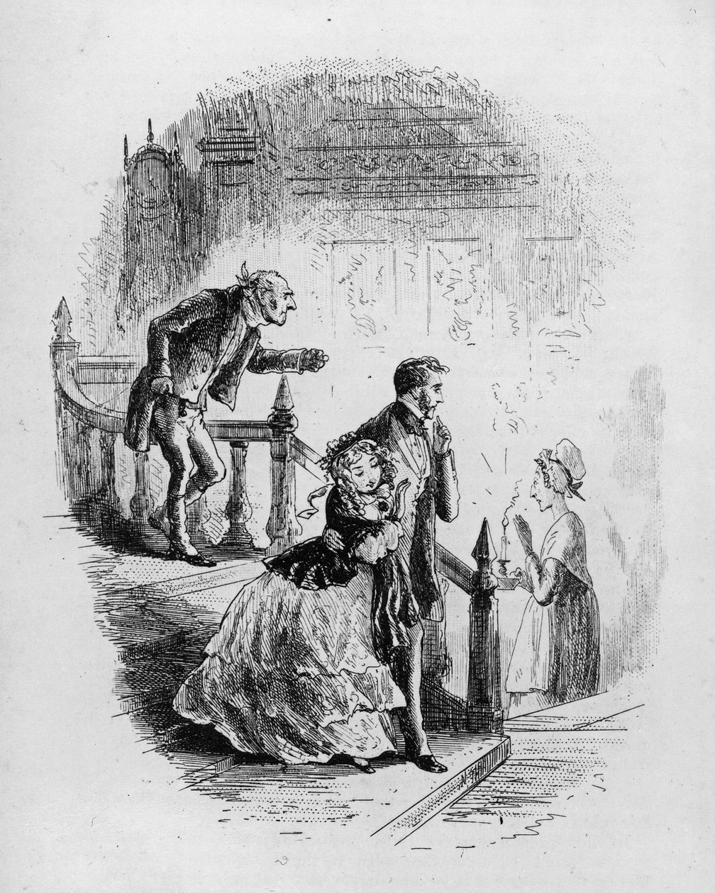 Floras inspektionsresa, illustration från 