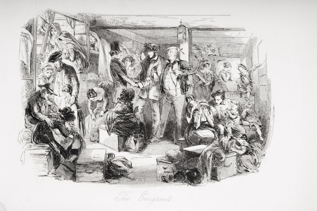 The Emigrants, illustration från 