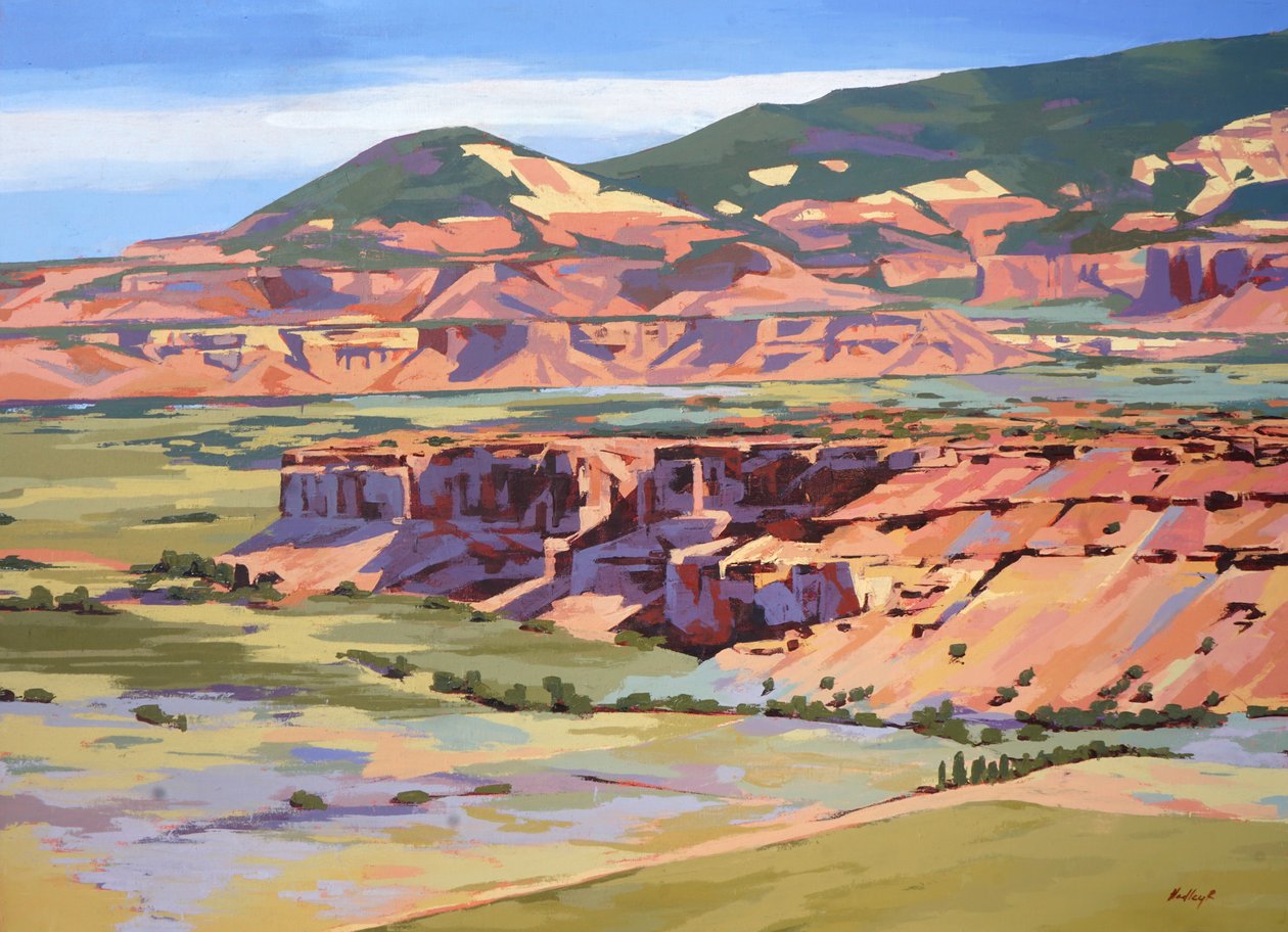 Torrey Overlook, 2024 (olja på duk) av Hadley Rampton