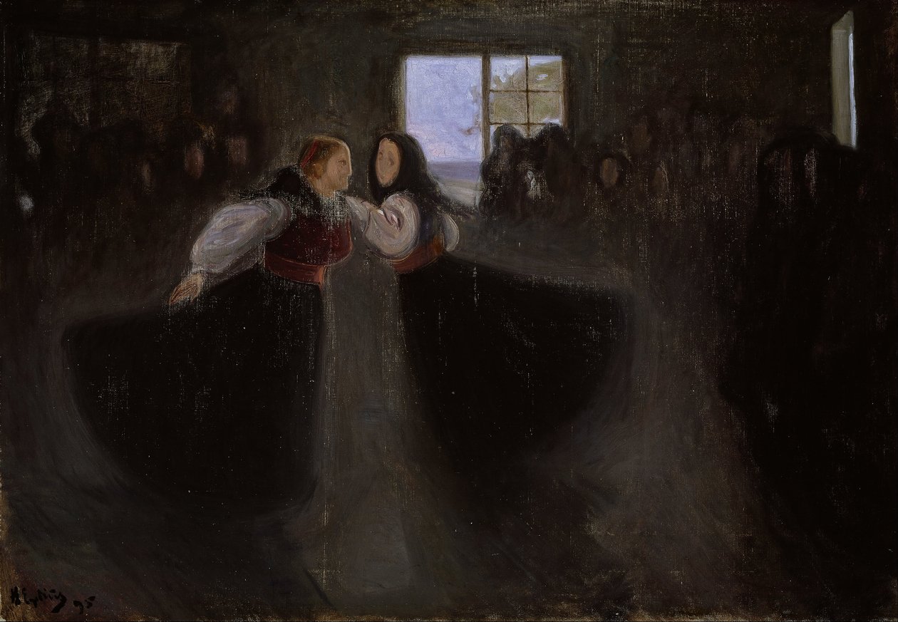 Tjejer som dansar av Halfdan Egedius