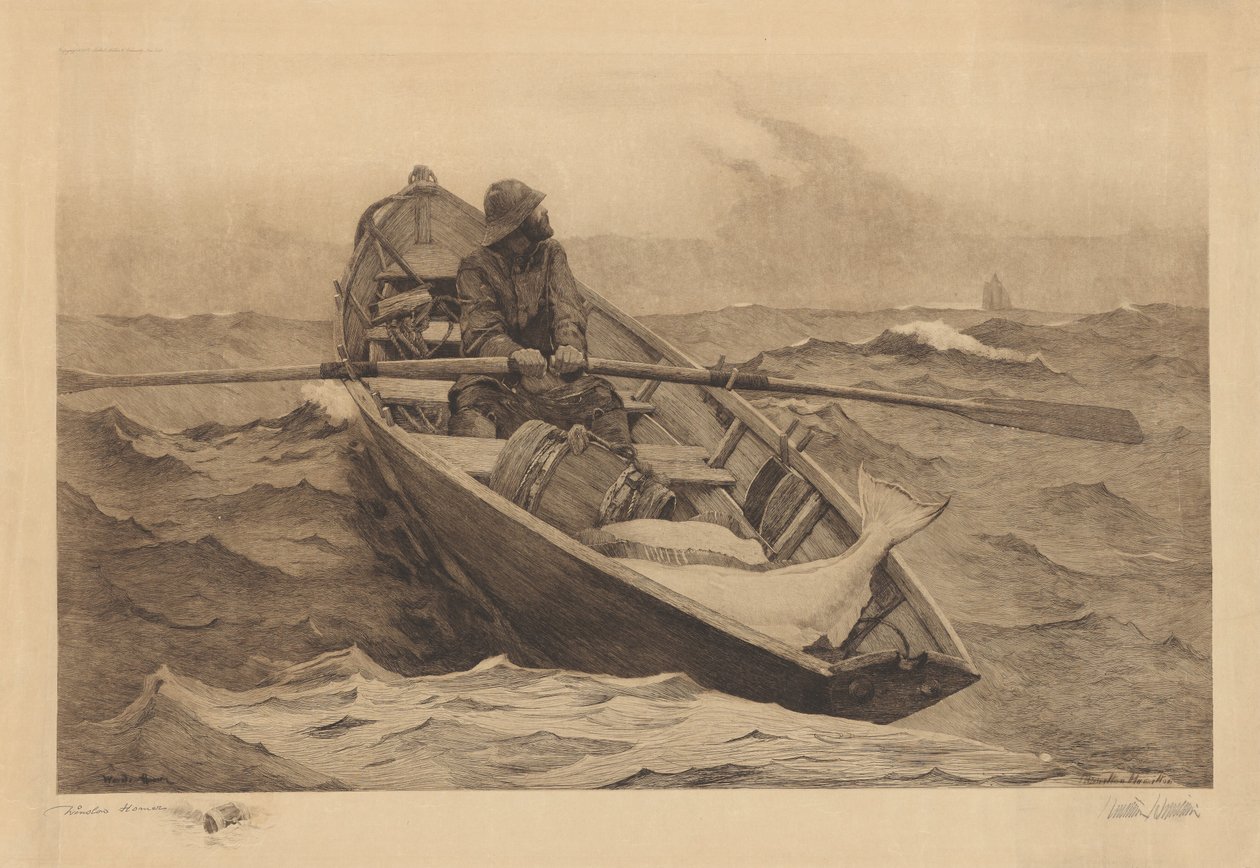 Dim Varning av Hamilton Hamilton after Winslow Homer