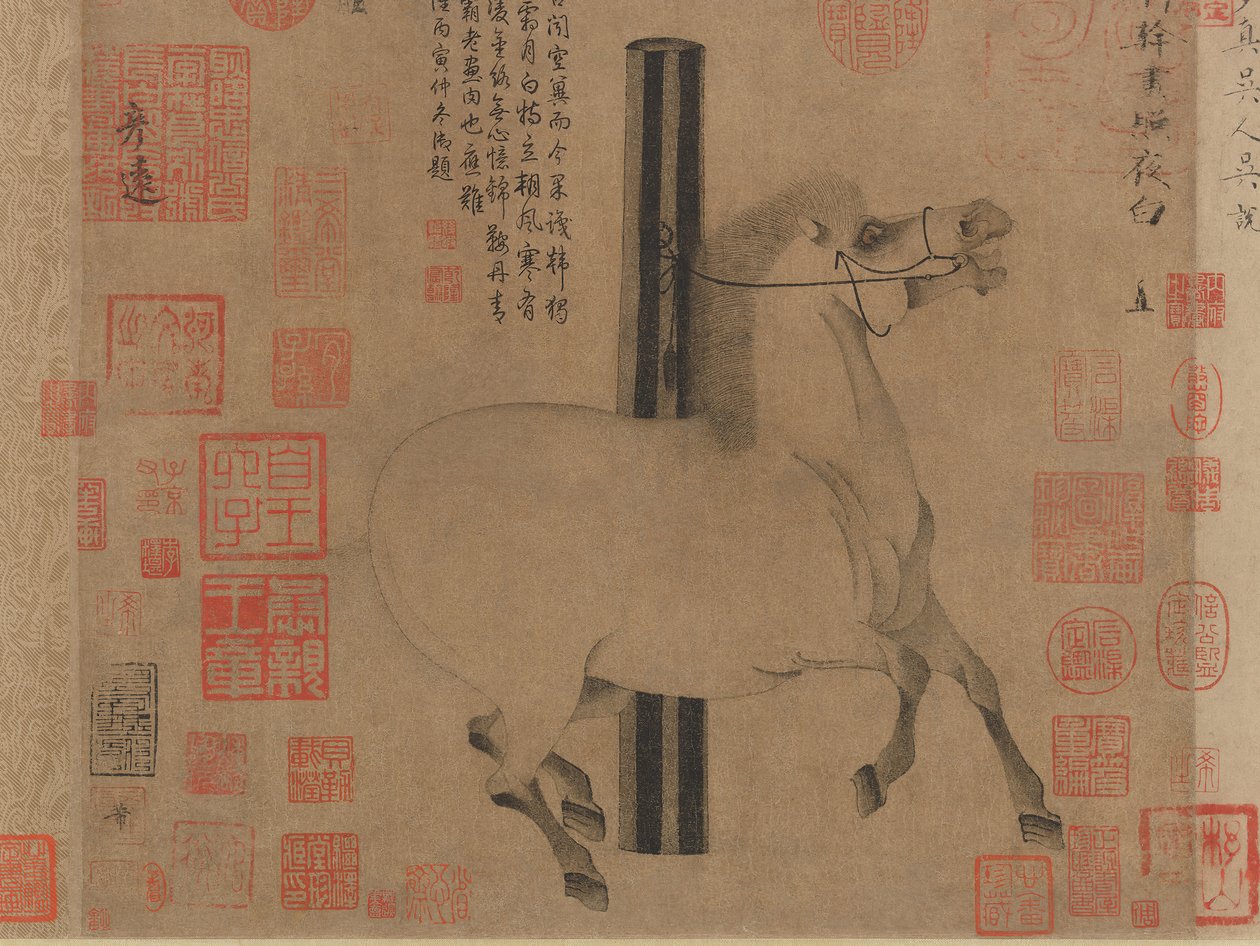 Night-Shining White, ca. 750. av Han Gan