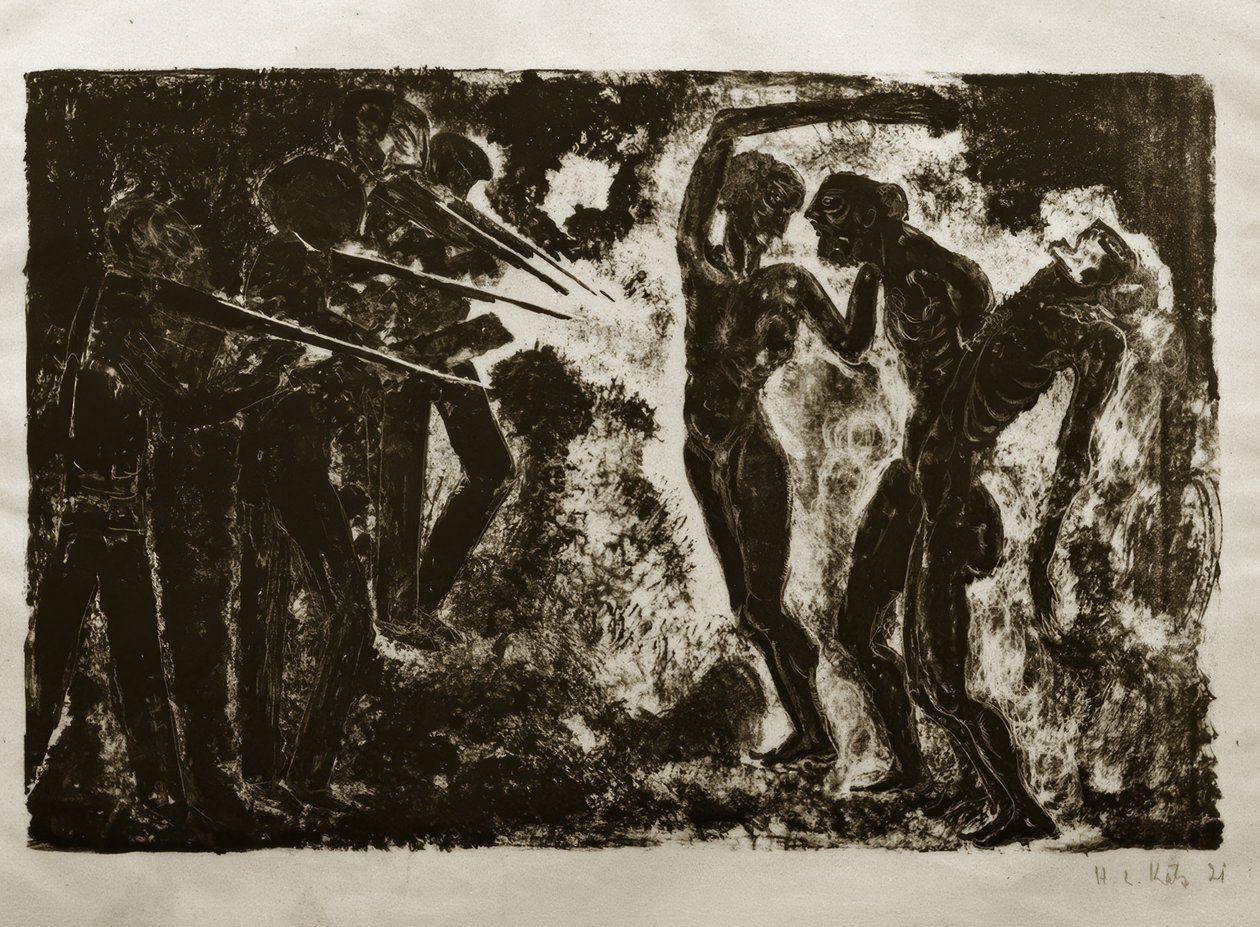 Dödsdansen från 1919: The Standgericht / Execution av Hanns Ludwig Katz