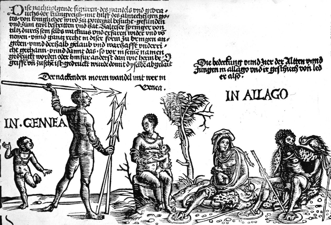 Kunig von Gutzin, tryck av Georg Glockendon, 1511 av Hans Burgkmair