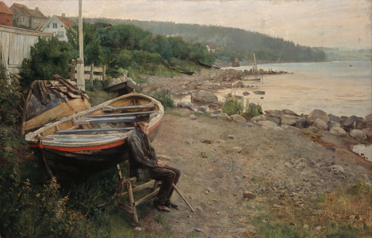Utsikt från Åsgårdstrand av Hans Olaf Heyerdahl