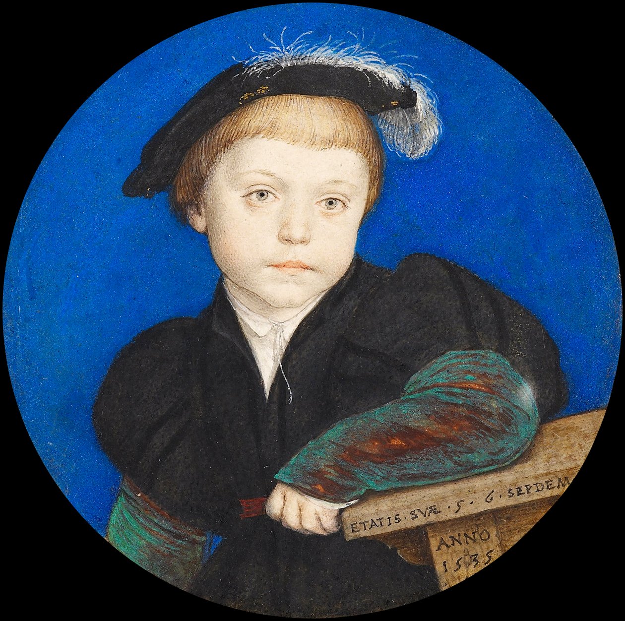 Henry Brandon, 2nd Duke of Suffolk 1535-51  av Hans Holbein