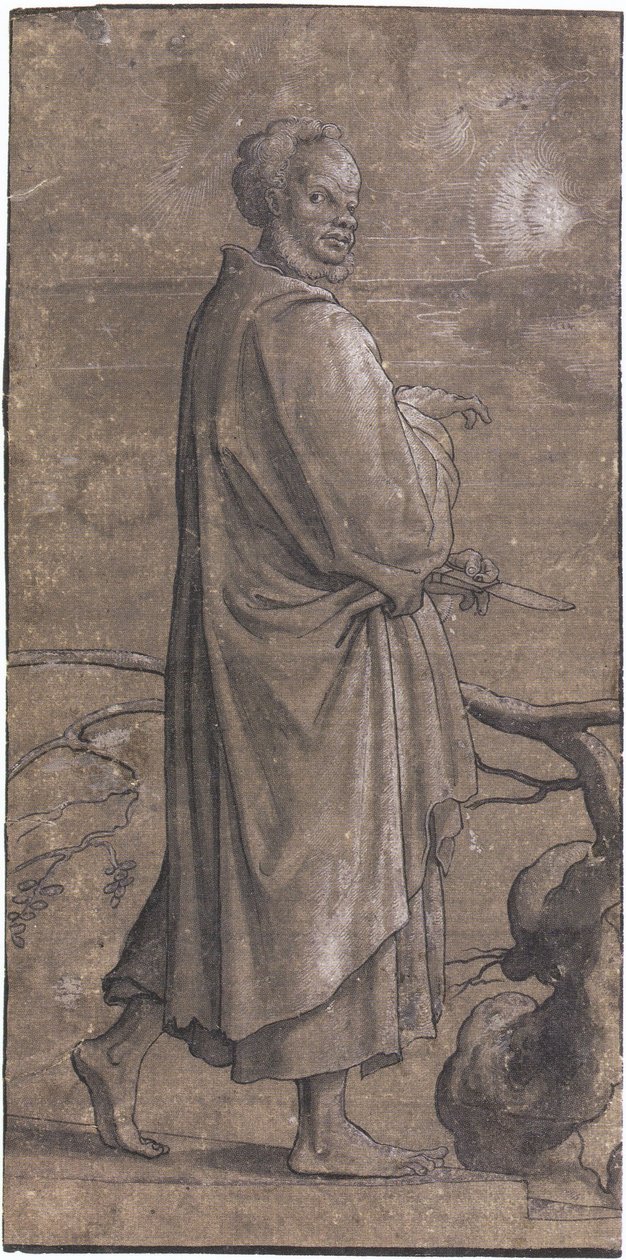 Apostle Bartholemew av Hans Holbein der Jüngere