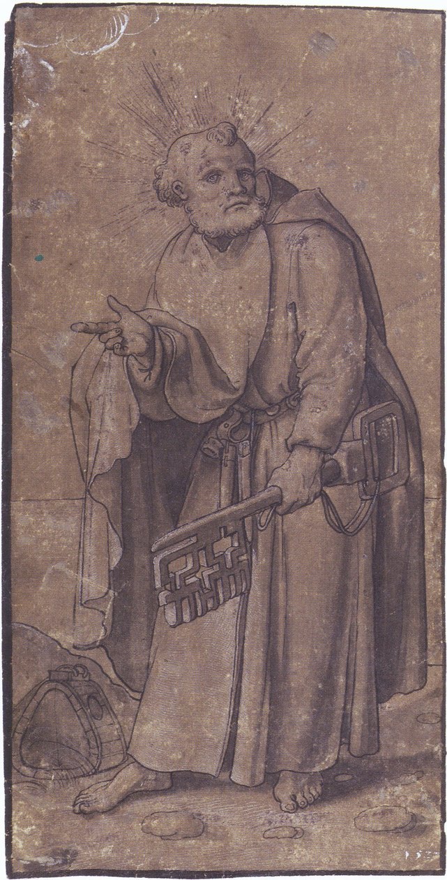 Apostle Peter av Hans Holbein der Jüngere