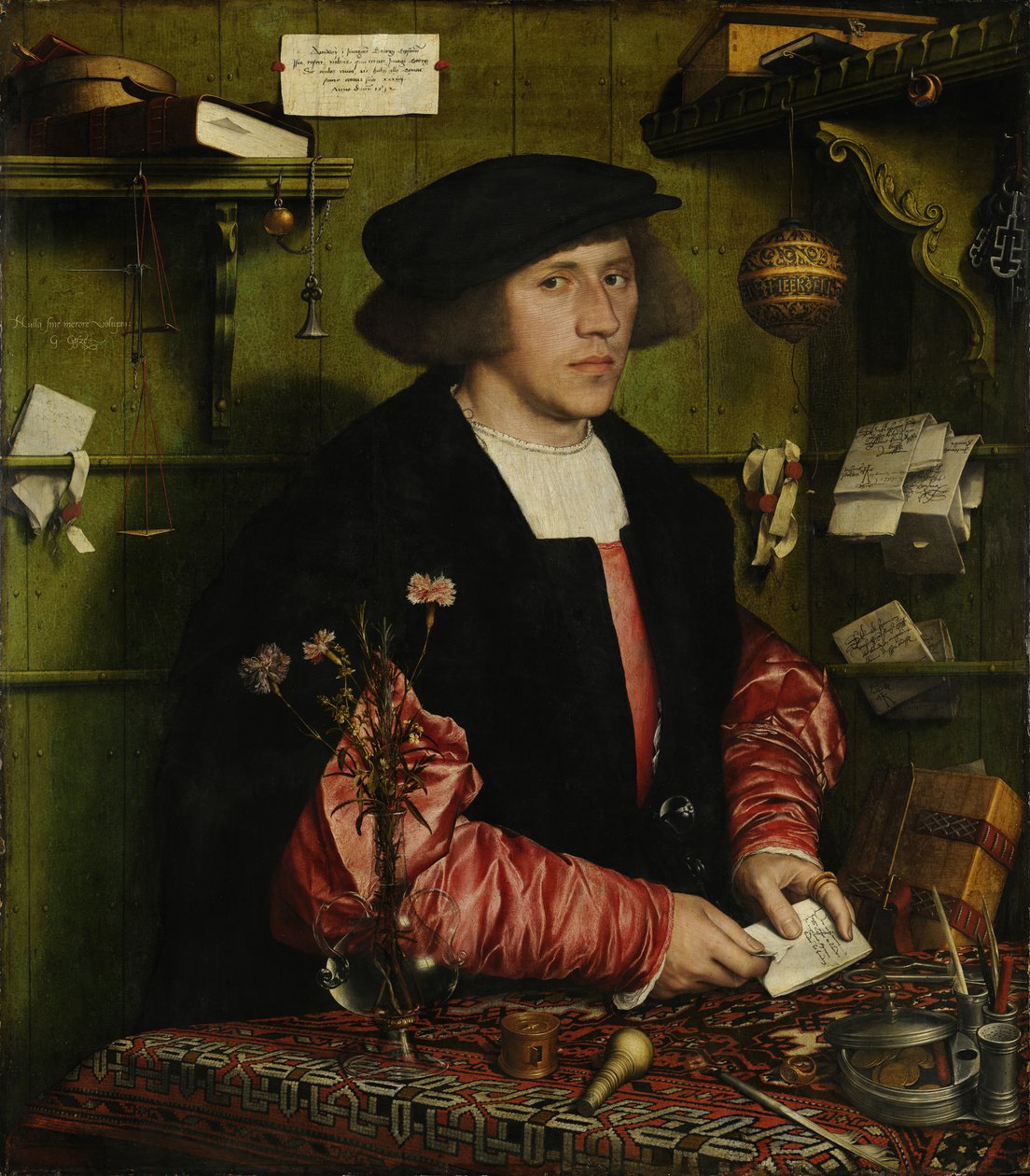 Der Kaufmann Georg Gisze av Hans Holbein der Jüngere