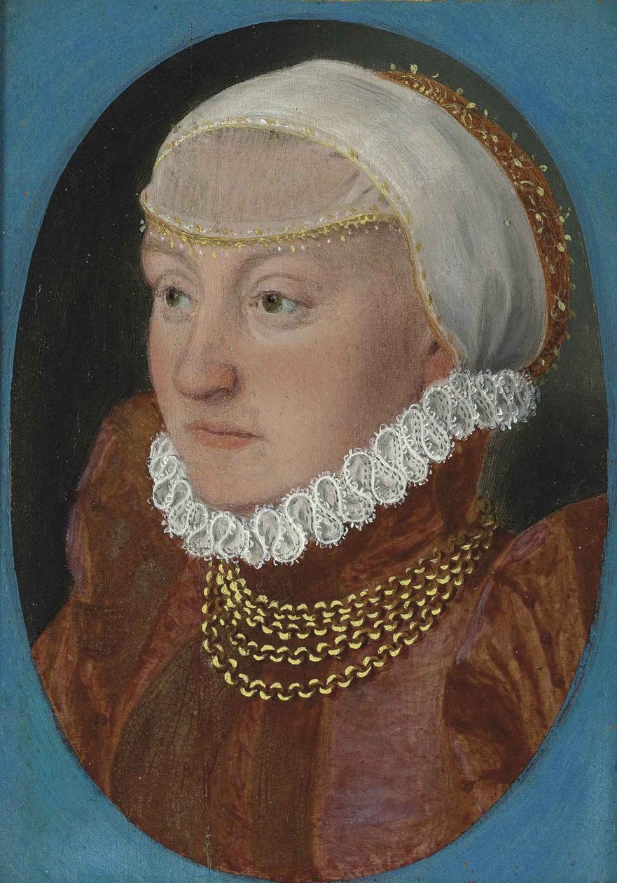 Portrait of a Lady in Red av Hans Holbein der Jüngere
