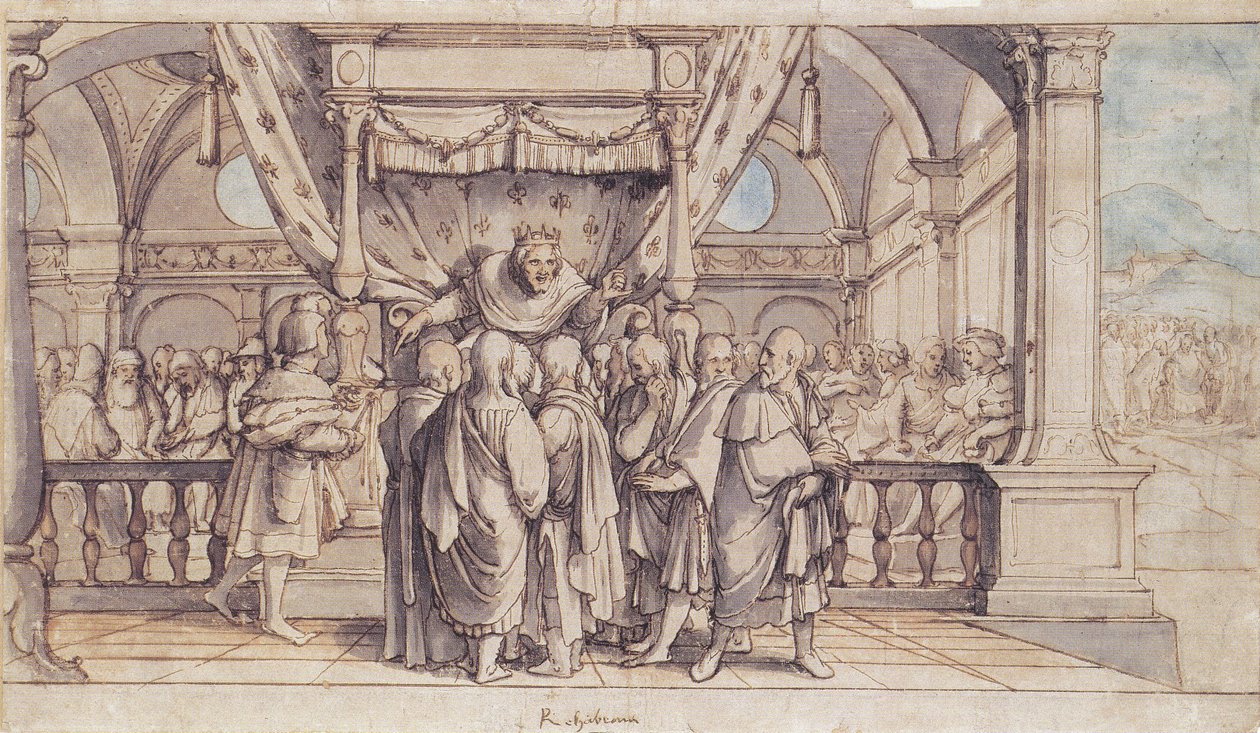 Rehoboams oförskämdhet av Hans Holbein der Jüngere