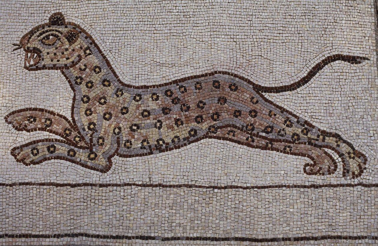 En leopard (mosaik) av Hans Leonard Schaufelein