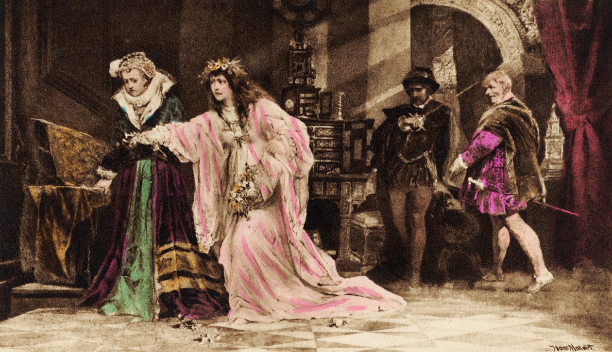 Ofelia i William Shakespeare av Hans Makart