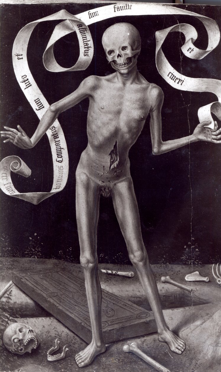 Döden, vänster panel från Triptych of Earthly Vanity and Divine Salvation, c.1485 av Hans Memling