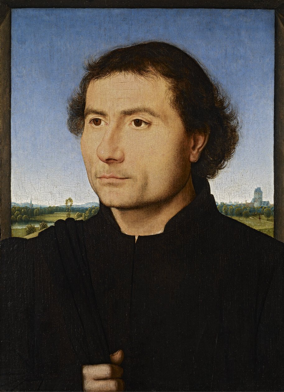 Porträtt av en man av Hans Memling