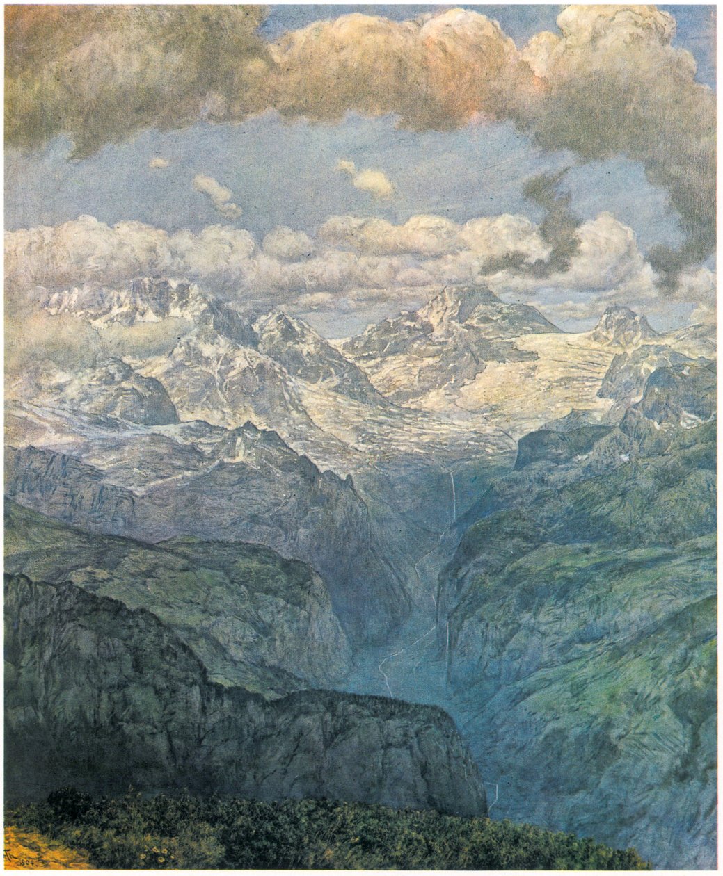 Lauterbrunnerdalen av Hans Thoma