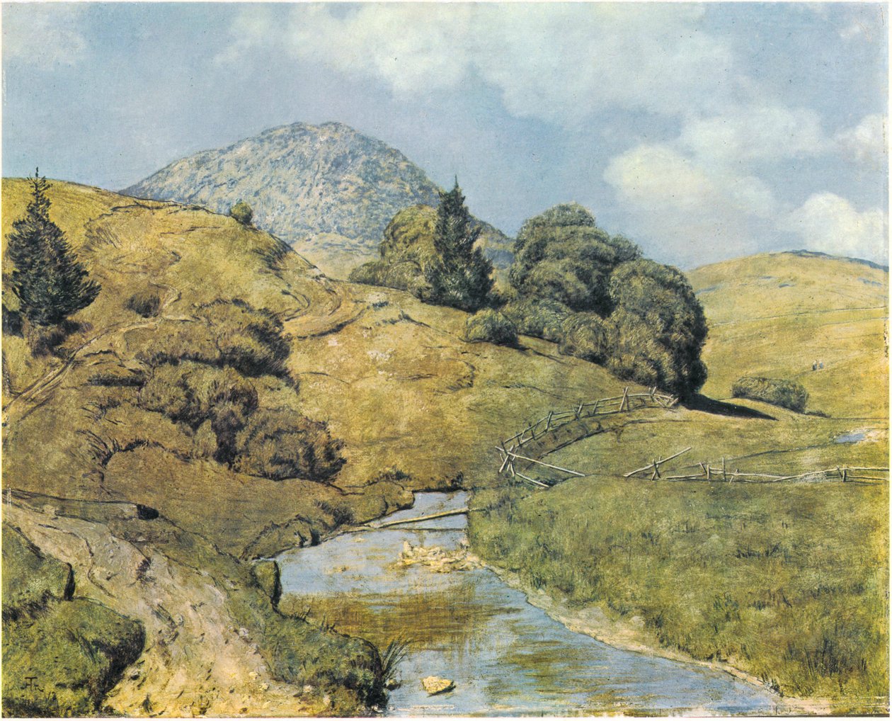 Der Blössling bei Bernau av Hans Thoma