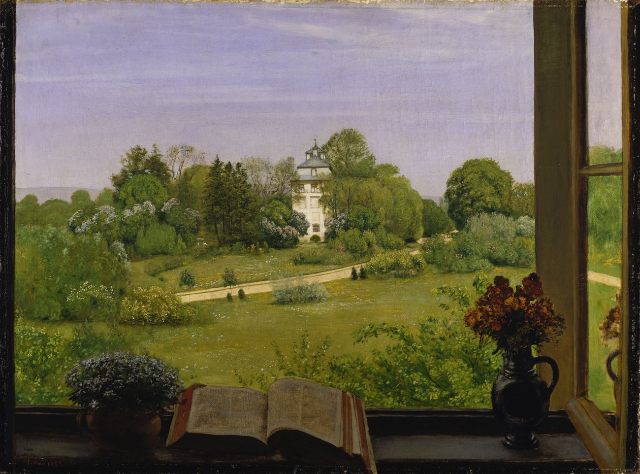 „Die Öd“ Blick auf den Holzhausenpark av Hans Thoma
