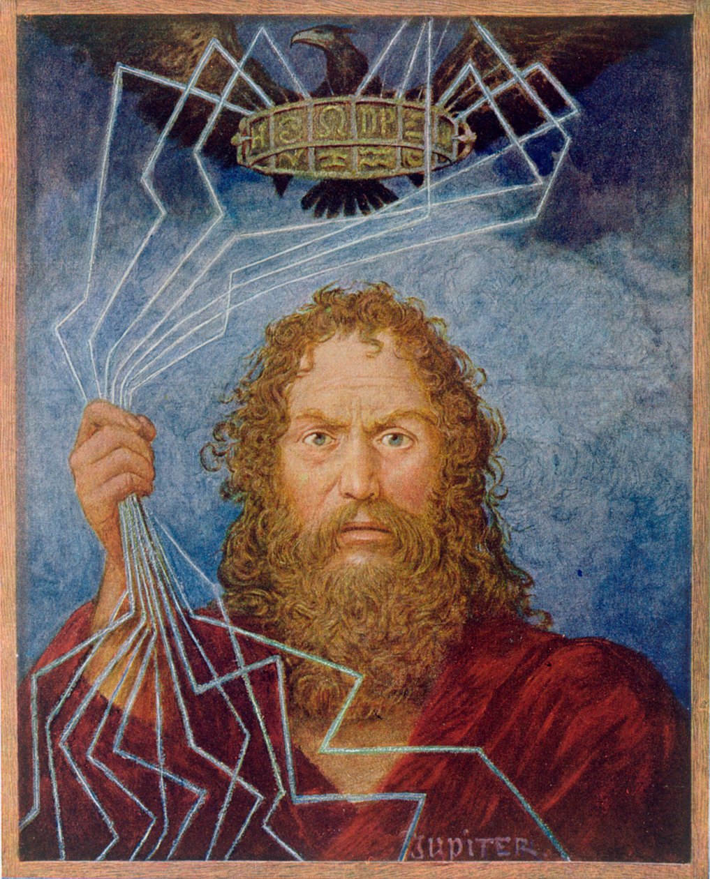 Jupiter, illustration från 