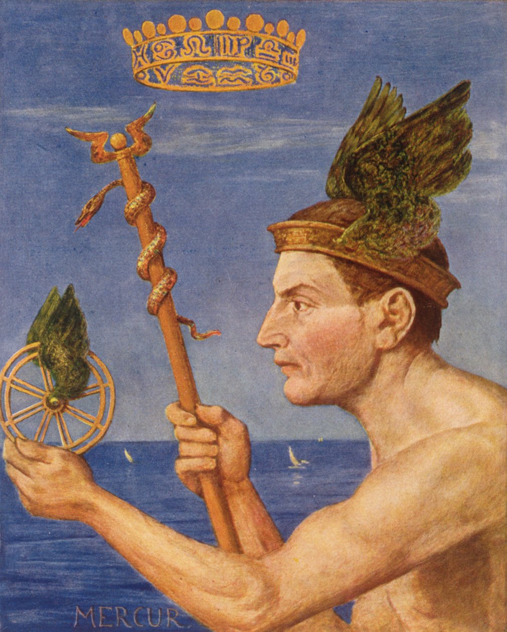 Mercury, illustration från 