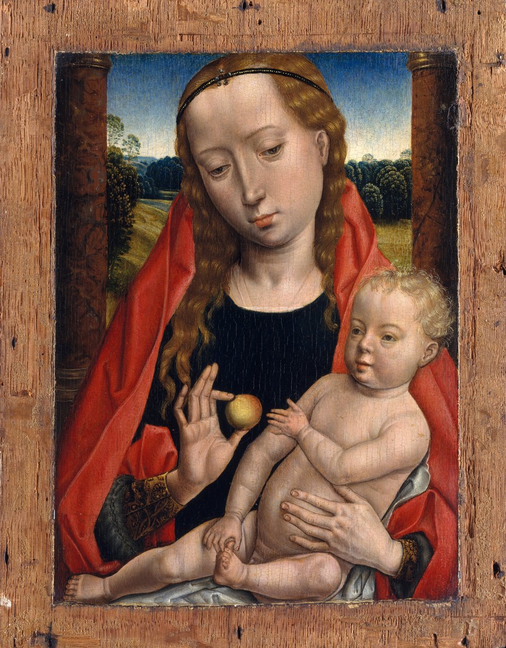 Jungfru och barn av Hans after Memling
