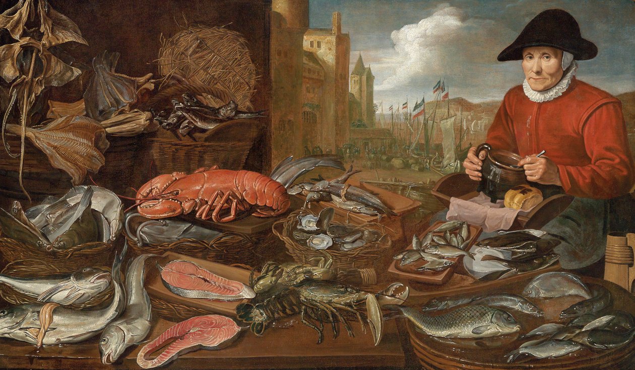 En fiskmarknad av Hans van Essen