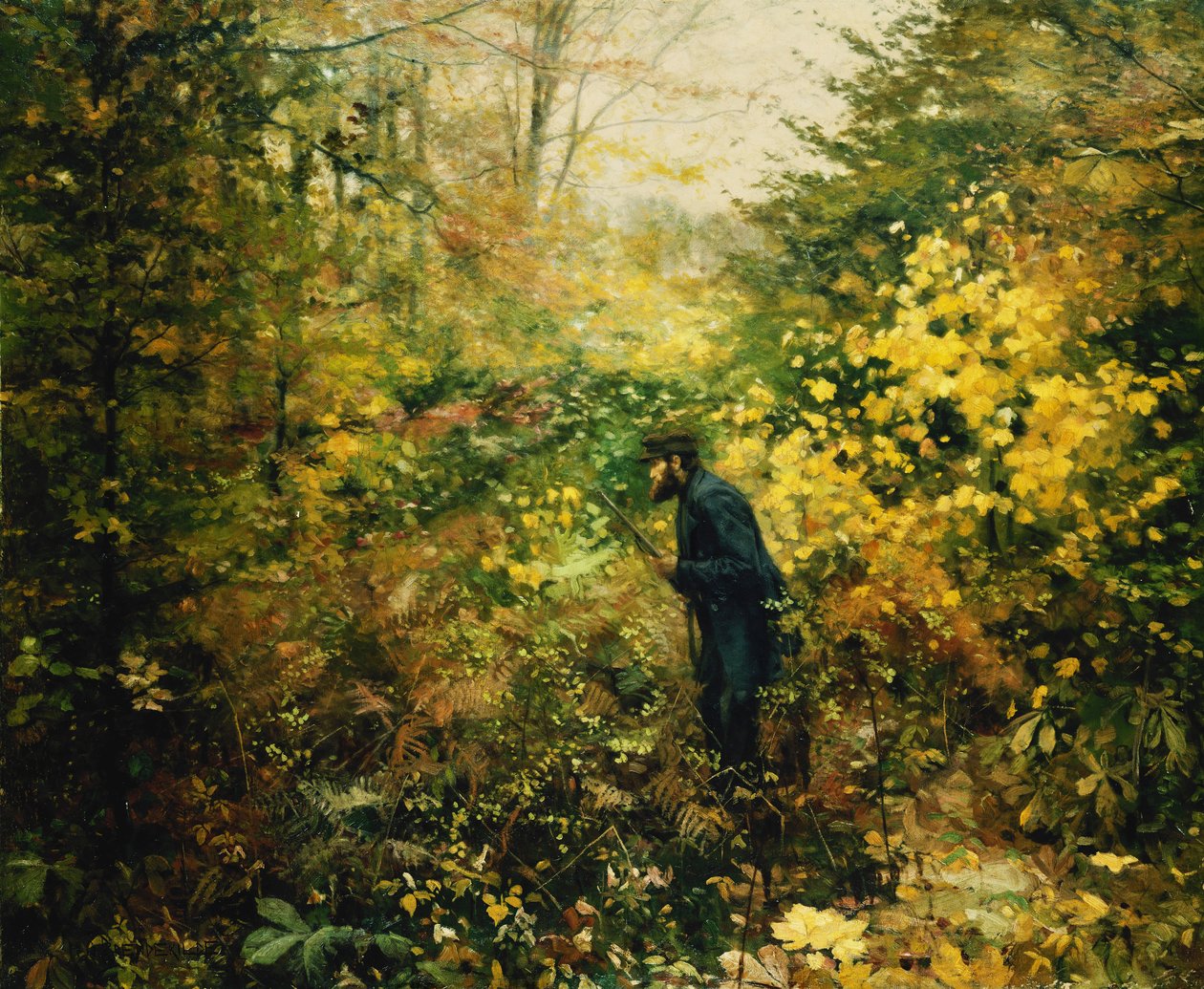 Jägaren, 1887 av Hans Andersen Brendekilde