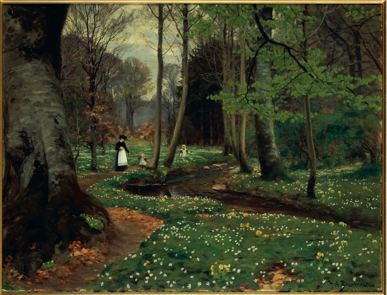 Skogsvägen av Hans Andersen Brendekilde