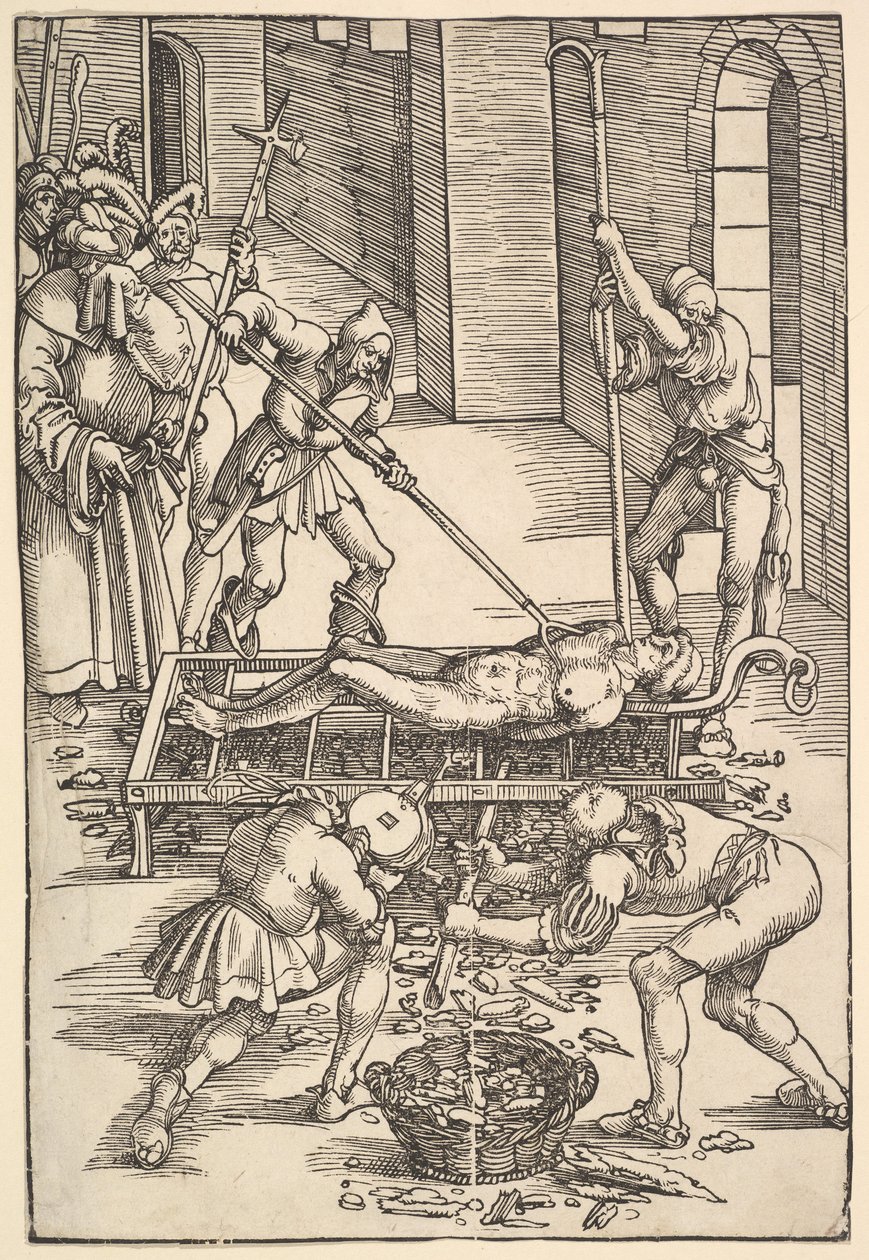 Martyrdom of St. Lawrence, ca. 1505. av Hans Baldung