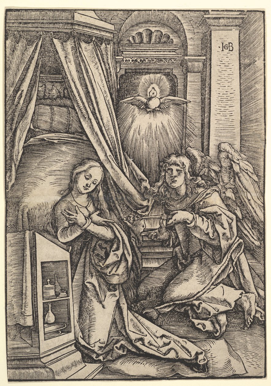 Bebådelsen, 1514. av Hans Baldung