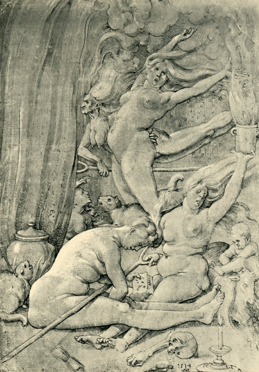 Häxor, 1514, 1943. av Hans Baldung