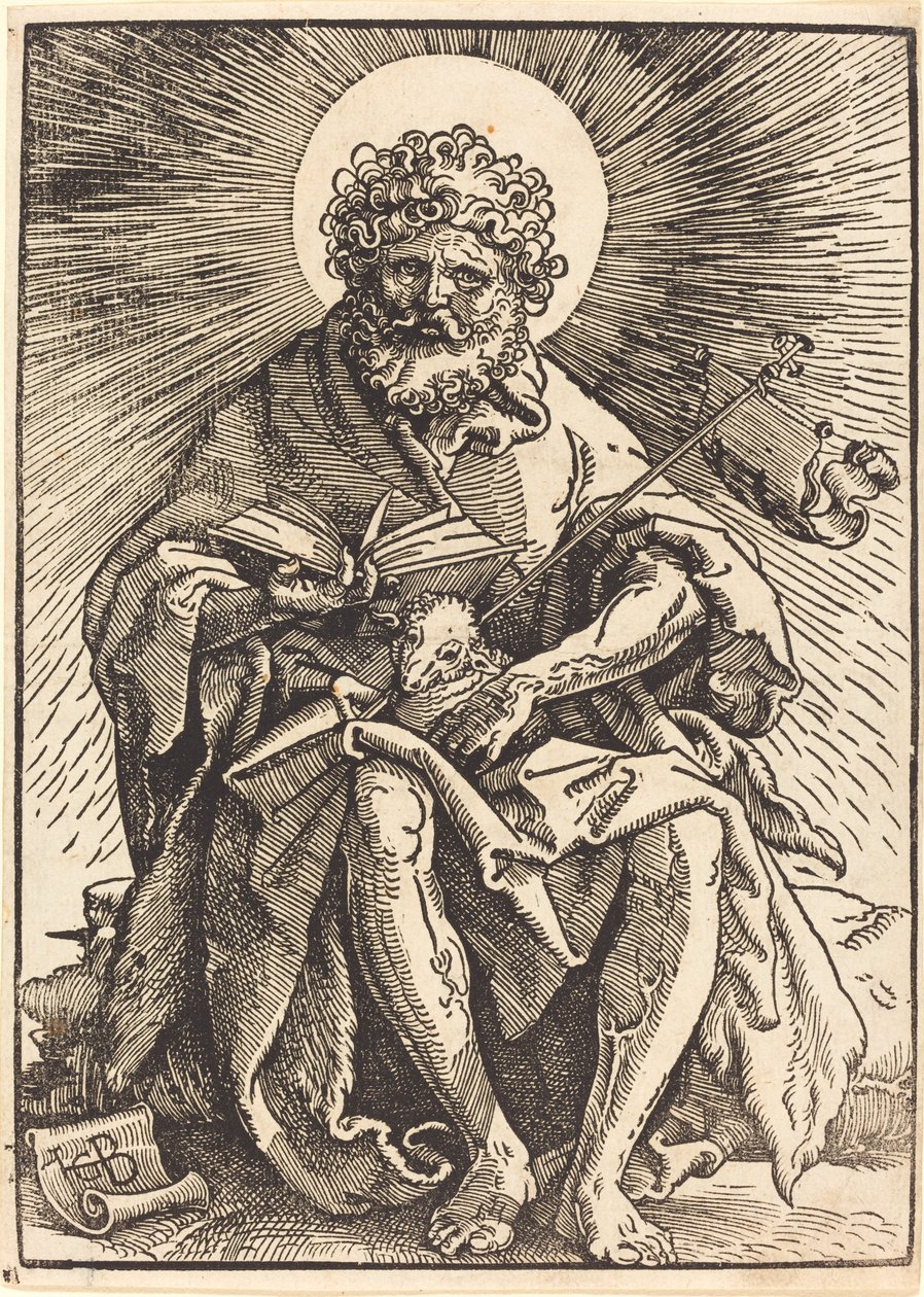 Sankt Johannes Döparen av Hans Baldung Grien