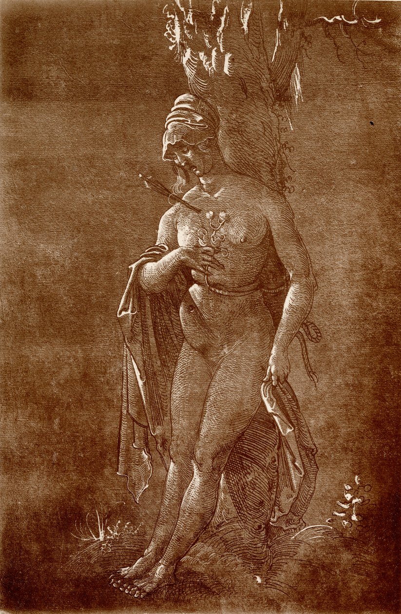 Häxa av Hans Baldung Grien