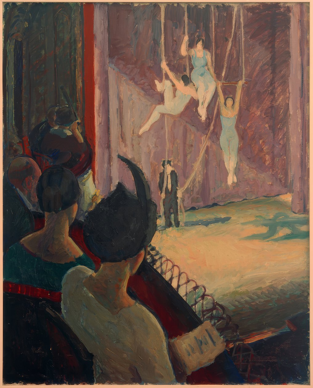 Trapetsgrupp i vaudevillen av Hans Barthelmess