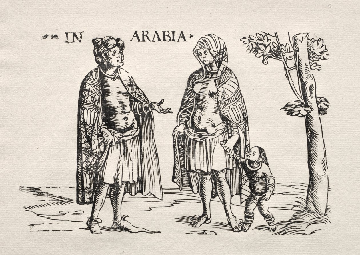 Infödda i Arabien och Indien av Hans Burgkmair