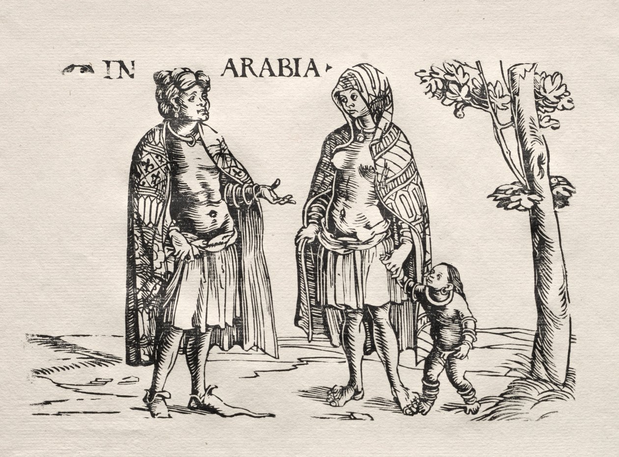 Infödda i Arabien och Indien. av Hans Burgkmair